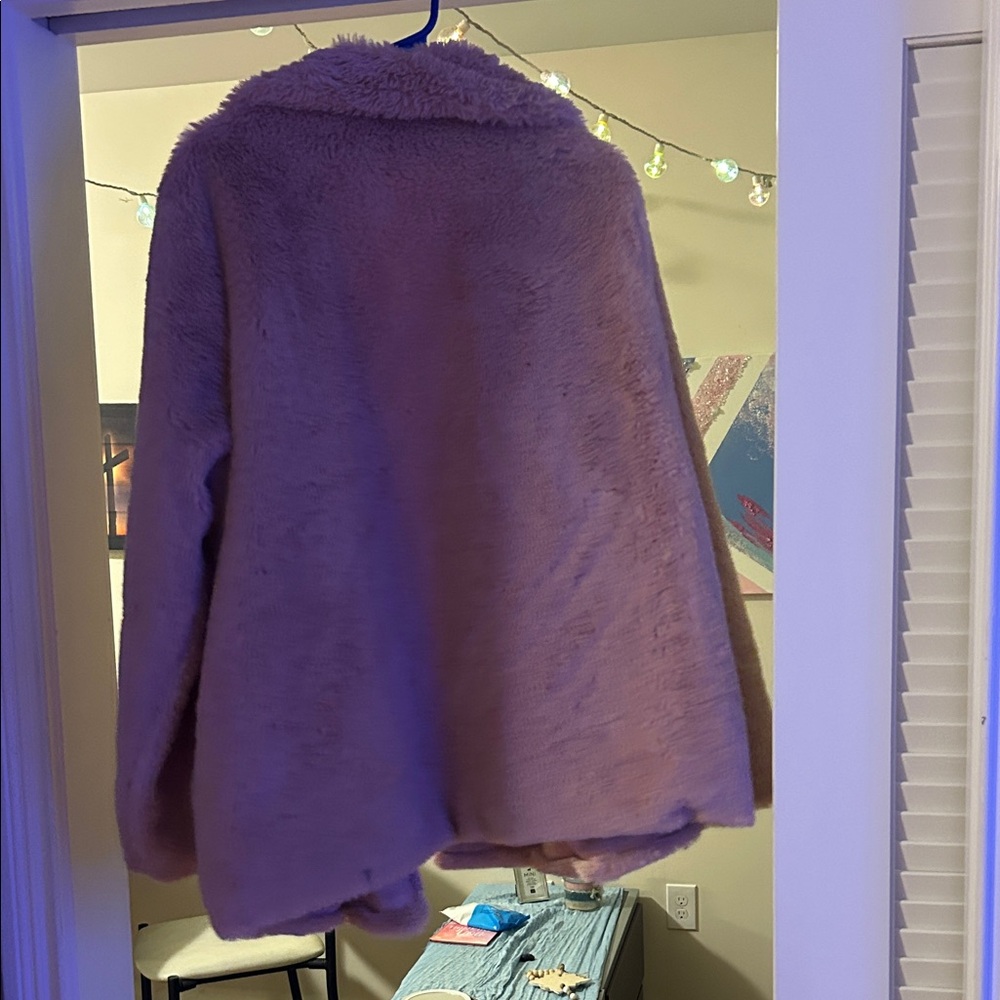 Forever 21 Blush Teddy Jacket - Picture 2 of 6